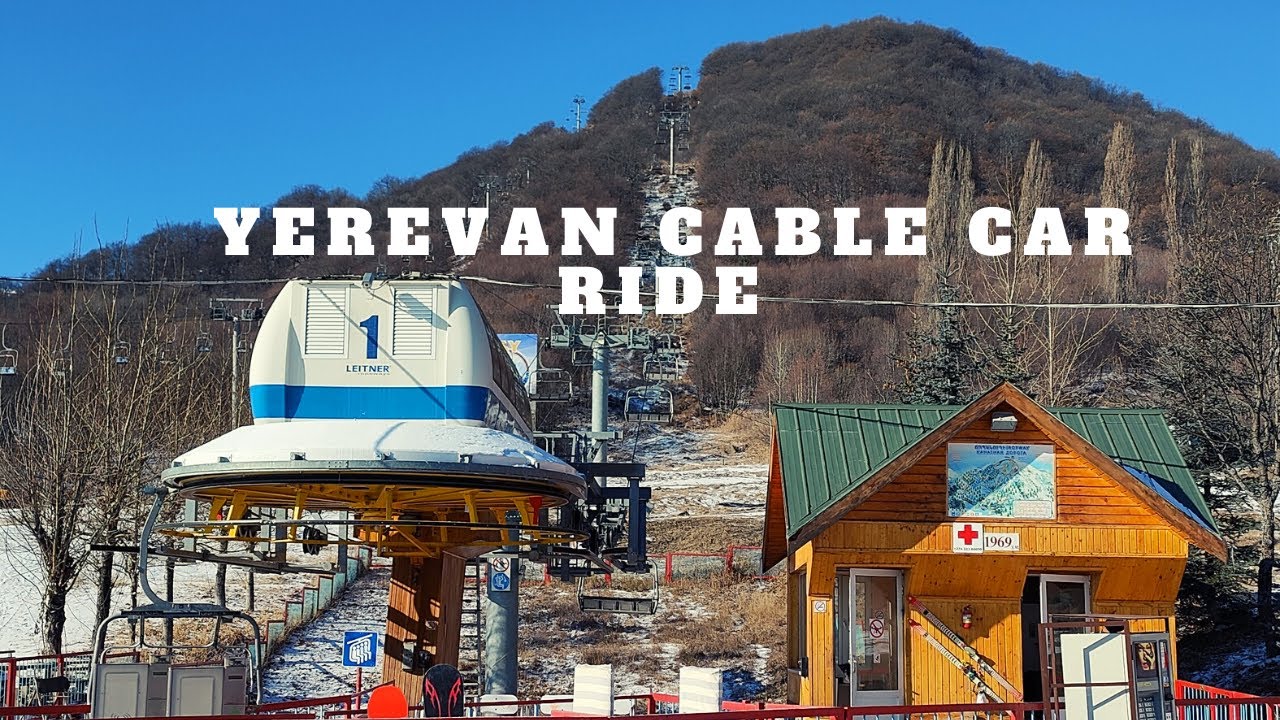 Magnificent View from Yerevan Cable Car Ride (Ropeway of Tsaghkadzor