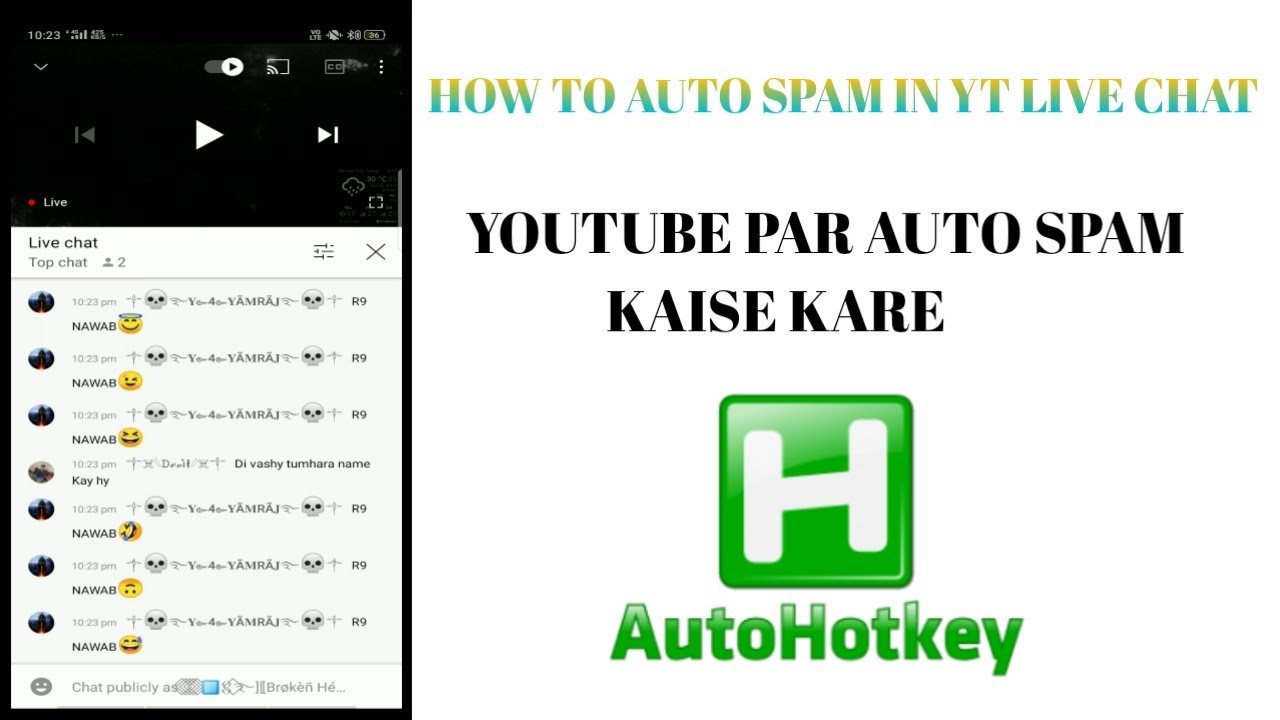 How To Auto Spam In Youtube Live Chat Dobrinj Live Silo Live 1125 Live 