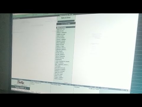 tally erp 9 basic knowledge live today - YouTube