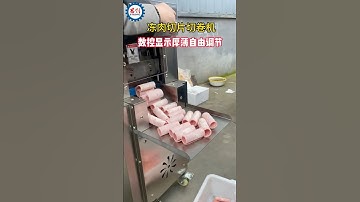 CNC Frozen Beef and Lamb Slicer #meatcutter #meatslicer #frozenmeatslicer #meatcuttingmachine