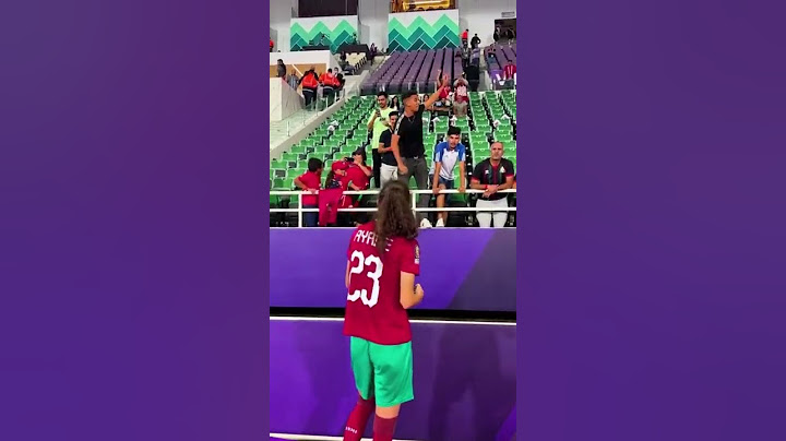 أجمل لقطة للاعبة المغربية 🥰 بعد نهاية مباراة المنتخب المغربي 🇲🇦