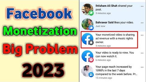 Facebook Monetization Big Problem 2023 | Your Monetized Video as Sharing ad revenue