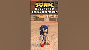 GTA San Andreas Map in Sonic Unleashed #shorts