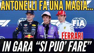 F1 QUALIFICHE: ANTONELLI Ancora in POLE poi VERSTAPPEN e LECLERC - Indietro le McLaren