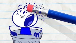 One Mans Trash Is Another Man - Pencilmation Animation Cartoons Pencilmation