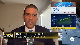 Intel beats earnings, quarterly sales estimate