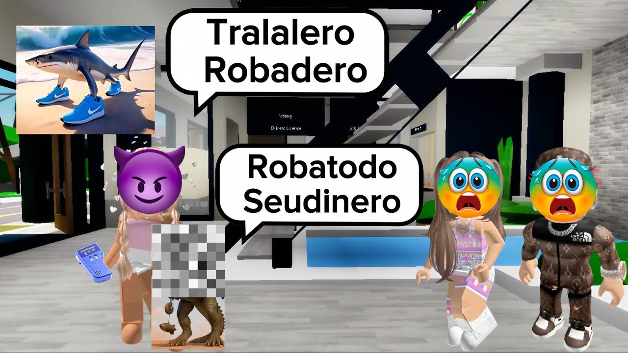 A menina que usou a maquina que clonar cartão do Brainrot para roubar a irmã - História Roblox
