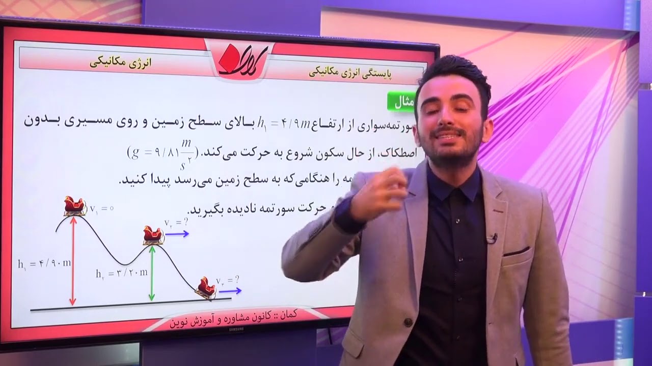 فیزیک دهم   فصل دوم   انرژی پتانسیل     پایستگی انرژی مکانیکی   قسمت 2