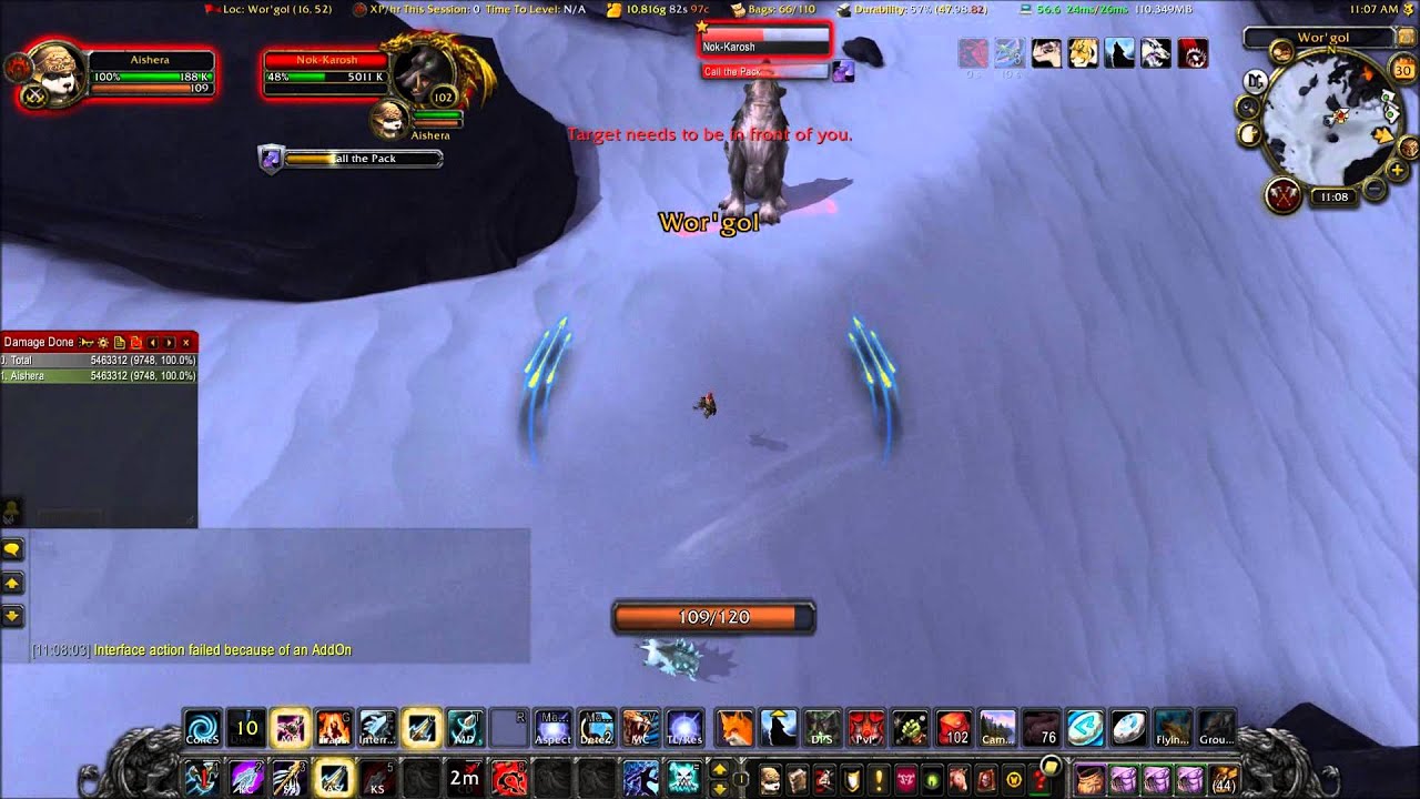 Level 100 Hunter Vs Nok Karosh Solo YouTube