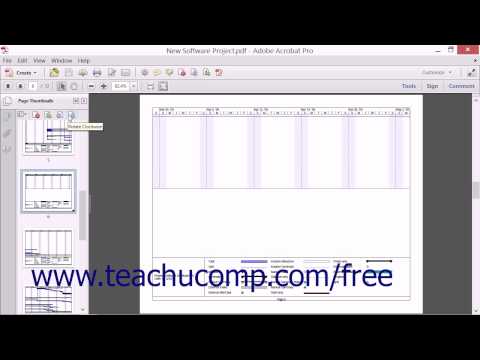The Navigation Pane - Adobe Acrobat XI Training Tutorial Course