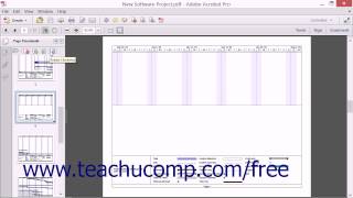 The Navigation Pane - Adobe Acrobat XI Training Tutorial Course Profile