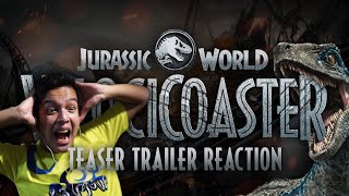 REACTING TO UNIVERSAL ORLANDO RESORTS JURASSIC WORLD VELOCICOASTER TEASER TRAILER!