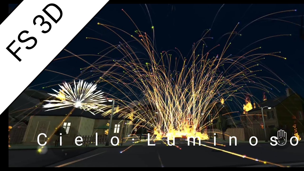 Firework simulator 3D #3 (Cielo Luminoso) - YouTube