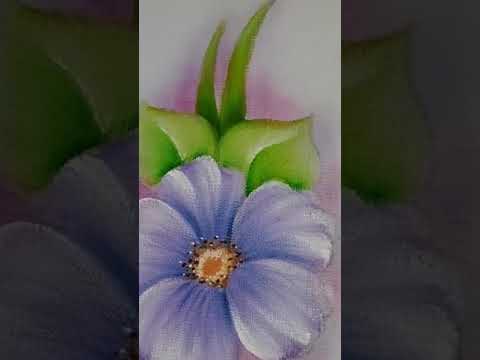 Hoja Pintada en Tela / Pintura Fácil