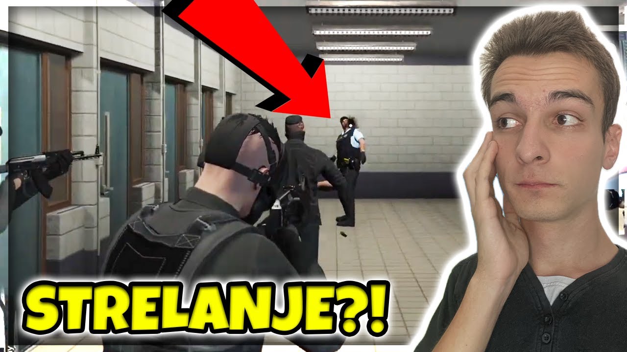 [SLO] STRELJANJE NA POLICIJSKI POSTAJI? Gta RP EP.2