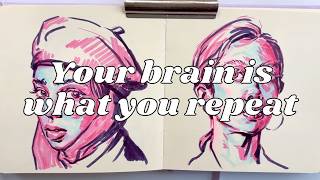 How to draw every day | Rewire your brain with neuroplasticity