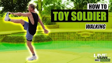 How To Do A WALKING TOY SOLDIER | Exercise Demonstration Video and Guide