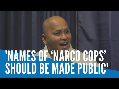 Dela Rosa: Names of ‘narco cops’ should be made public