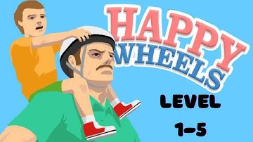 Happy Wheels Mobile - Gameplay Walkthrough Part 1 - Business Guy: Level 1-5 (iOS, Android)
