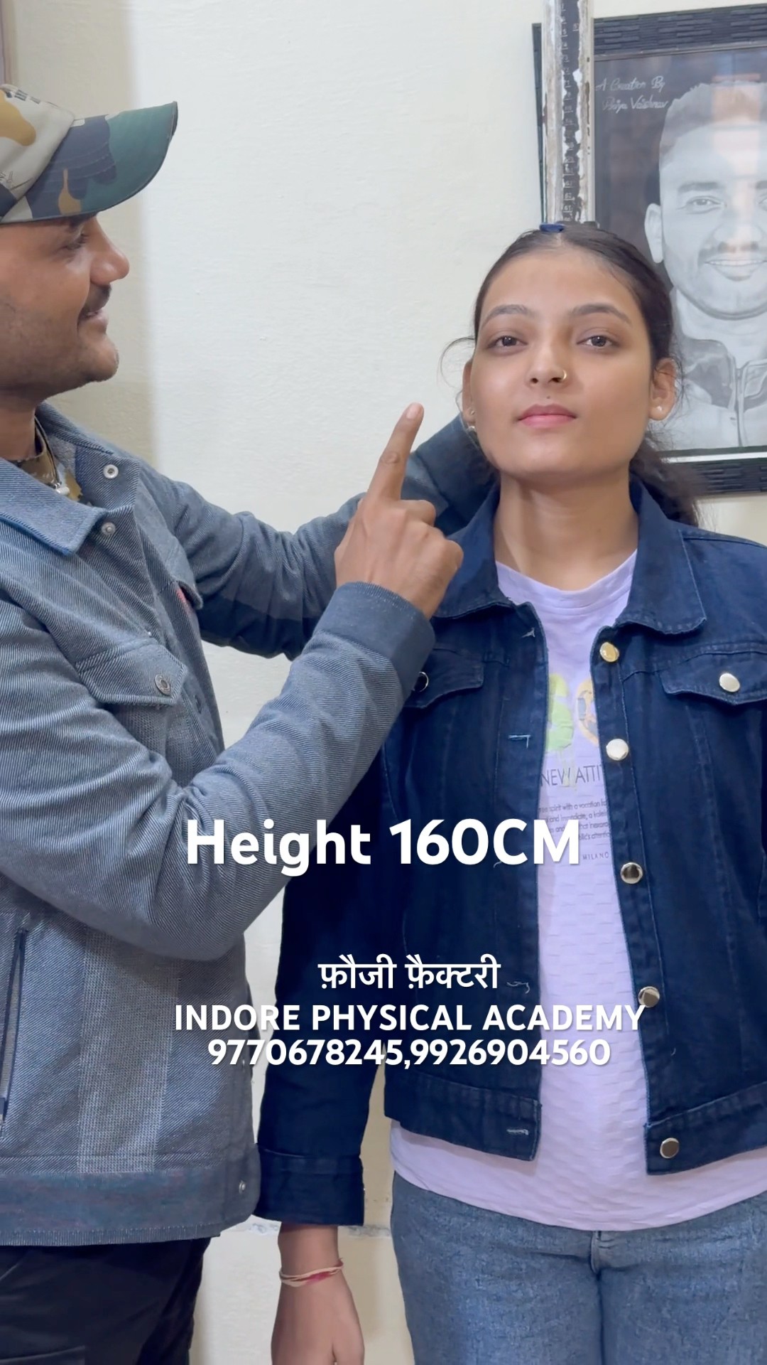 Girls Height Measurement 160CM