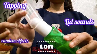 ASMR| lid sounds| tapping on random objects| lofi| 😴😴