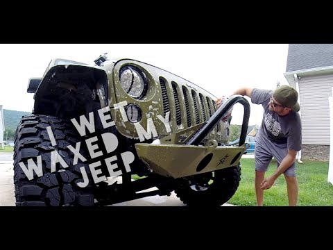 Turtle Wax. Easy 1 step Wax and Dry (Jeep JK) - YouTube