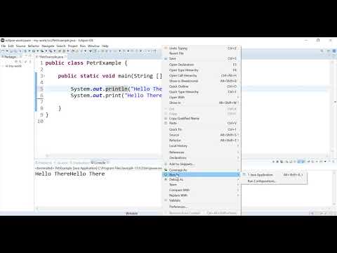 Outputting to the Console in Java