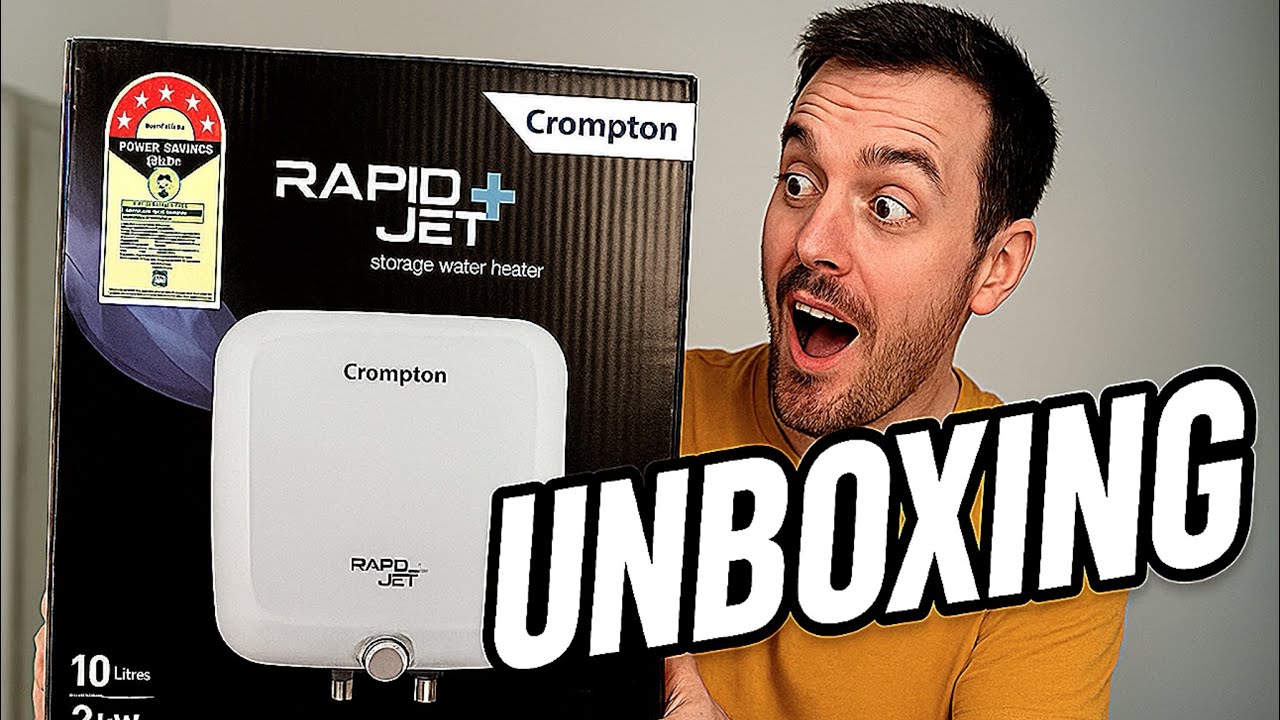 Crompton RapidJet+ 10Ltr Water Heater Unboxing || ZFR07 || Rapid jet || Rapid jet plus