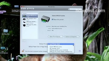How to Set Your Default Printer on a Mac