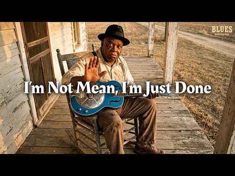 🎵 I’m Not Mean, I’m Just Done | Blues Masterpiece
