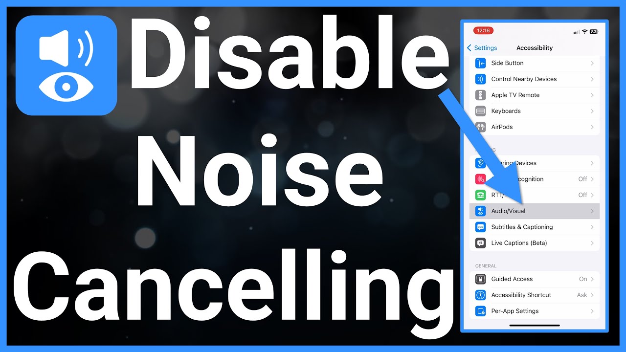 How To Turn Off Noise Cancelling On IPhone YouTube