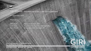 GIRI/BSI webinar: Standards for quality in the built environment