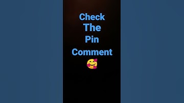 Check the pin comment.