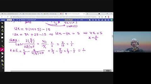 1.1 Solutions of Linear Equations and Inequalities in One Variable (exercises)