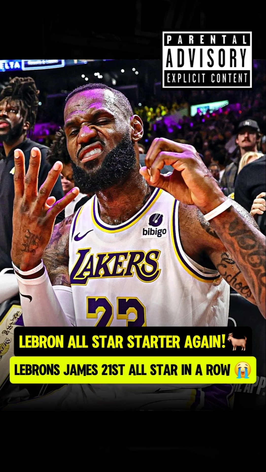 Bron extends the All Star record to 21?