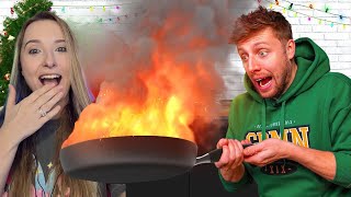 reacting to SIDEMEN EXTREME CHRISTMAS COOK OFF