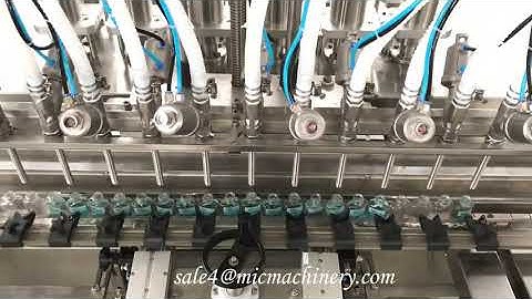 Automatic Hand Sanitizer Bottle Filling Capping Machine