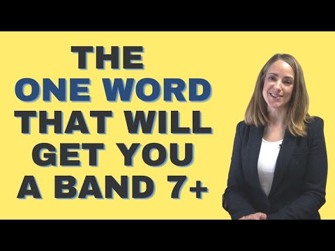 IELTS Vocabulary | The ONE Word That Will Get You a Band 7+