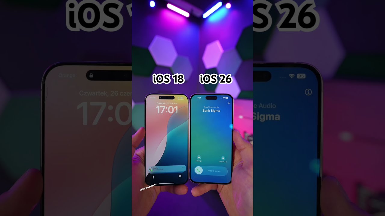 IOS 18 Vs 26 