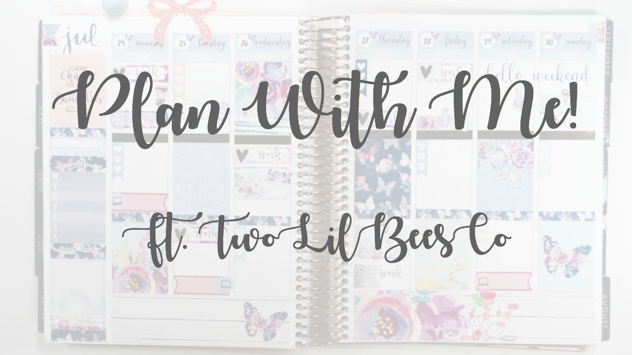 Plan With Me! // Erin Condren // Ft. TwoLilBeesCo
