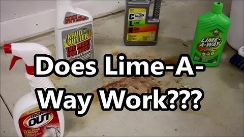 Concrete Rust Stain Cleaning Test 4 of 4: Does Lime-A-Way Rust Remover Work?