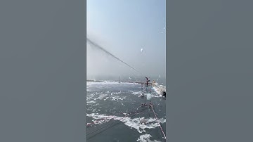 Helipad Fire Suppression Testing