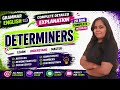 Determiners Detailed Explanation | Board Exams 2027 CBSE/GSEB | Practice Questions | Class 9 & 10 💯