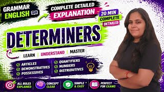 Determiners Detailed Explanation | Board Exams 2027 CBSE/GSEB | Practice Questions | Class 9 &amp; 10 💯