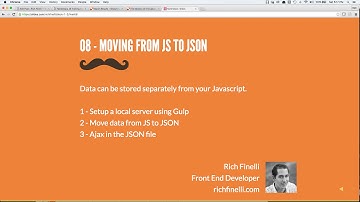 08 Handlebars Training: JS to JSON