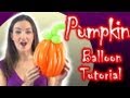 PUMPKIN Balloon Animal Tutorial - Learn Balloon Animals with Holly!