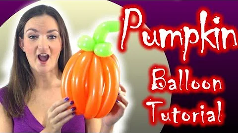 PUMPKIN Balloon Animal Tutorial - Learn Balloon Animals with Holly!