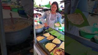 Riguas con quesillo sabrosas en el mercado Central San Salvador #ElSalvador #choteando503