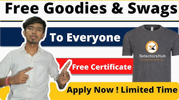 Free Goodies and Swags | Free T-shirt To Everyone | Free Certificate