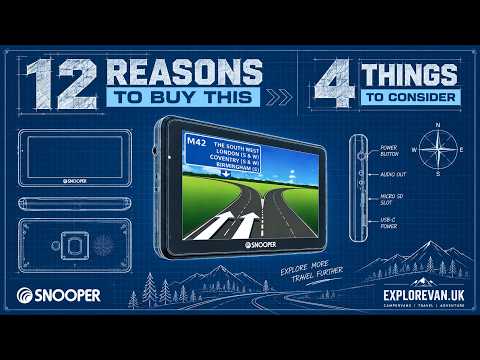 Ultimate Motorhome / Campervan Sat Nav Snooper S9900 Pro Ventura